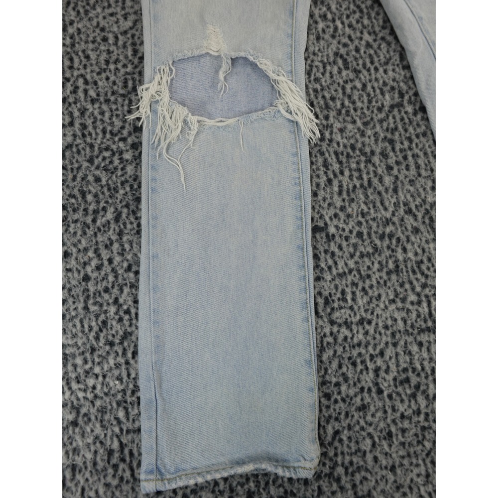 BDG Bootcut Distressed High Rise Straight Leg Jeans Light Wash 27x30‎ - Picture 5 of 12